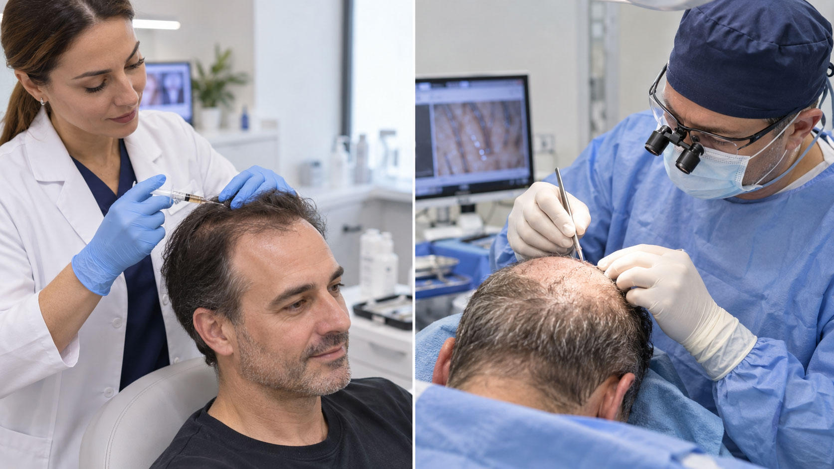 Stem Cell Hair Restoration vs. Traditional Transplant Procedures